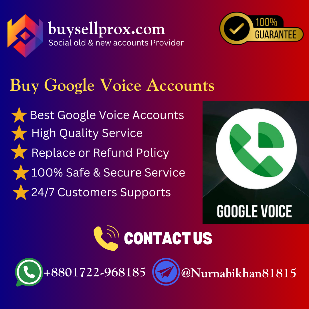 Buy Google Voice Accounts – High-Quality Service with 100% Guarantee